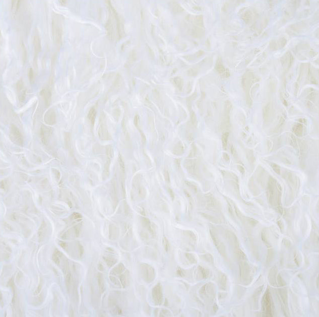 white mongolian sheepskin 