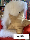 white mongolian sheepskin 