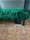 Single pin mongolian sheepskin bench