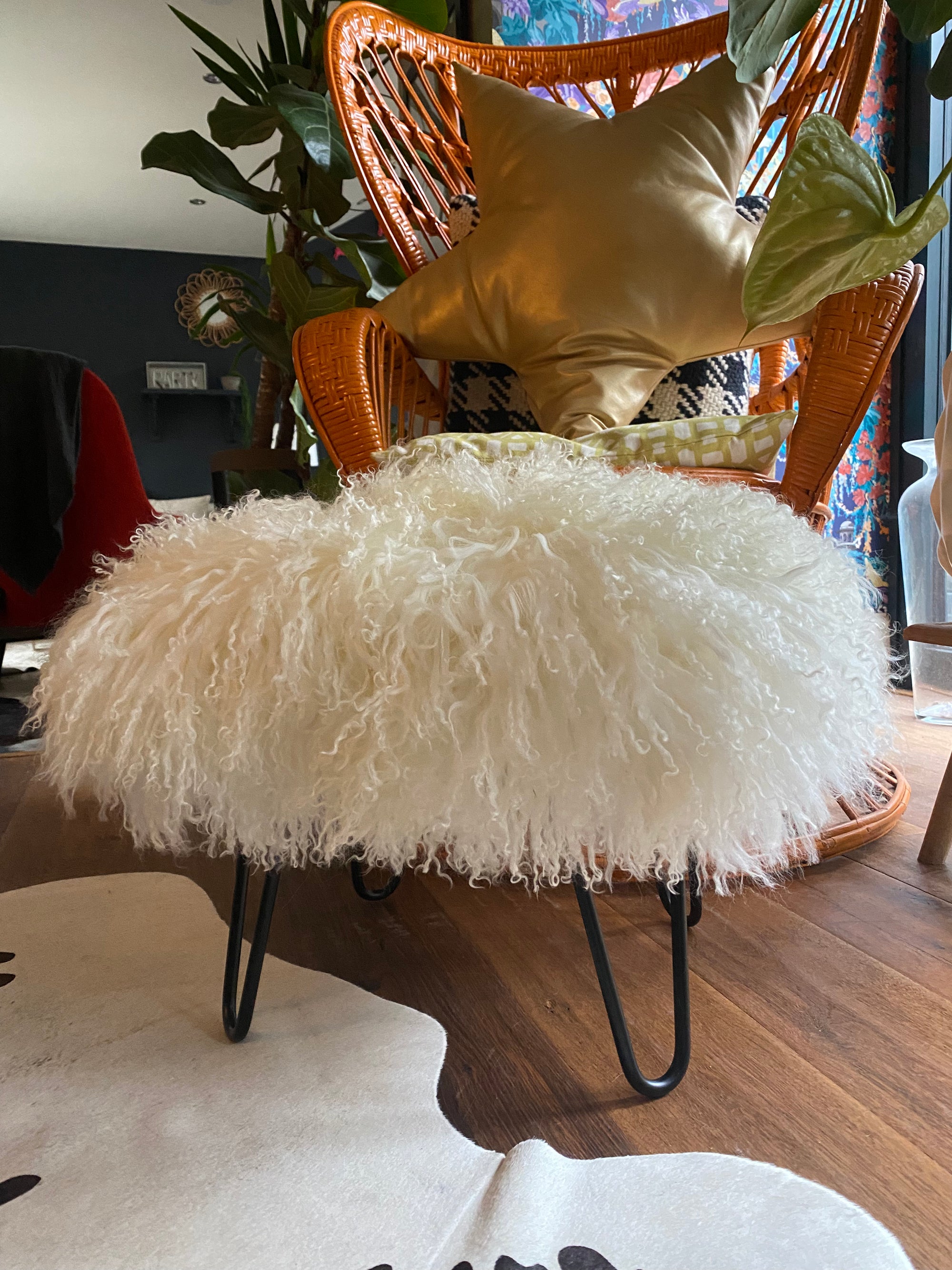 small ivory footstool