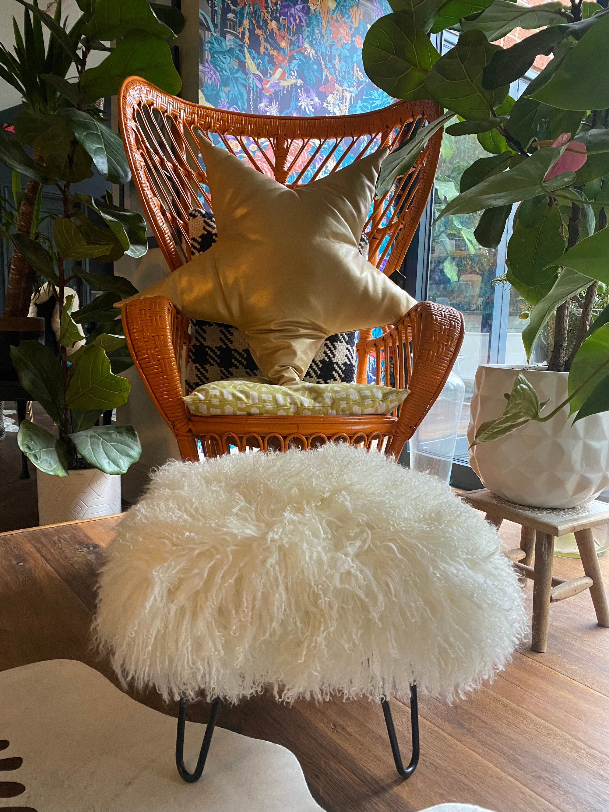 small ivory footstool