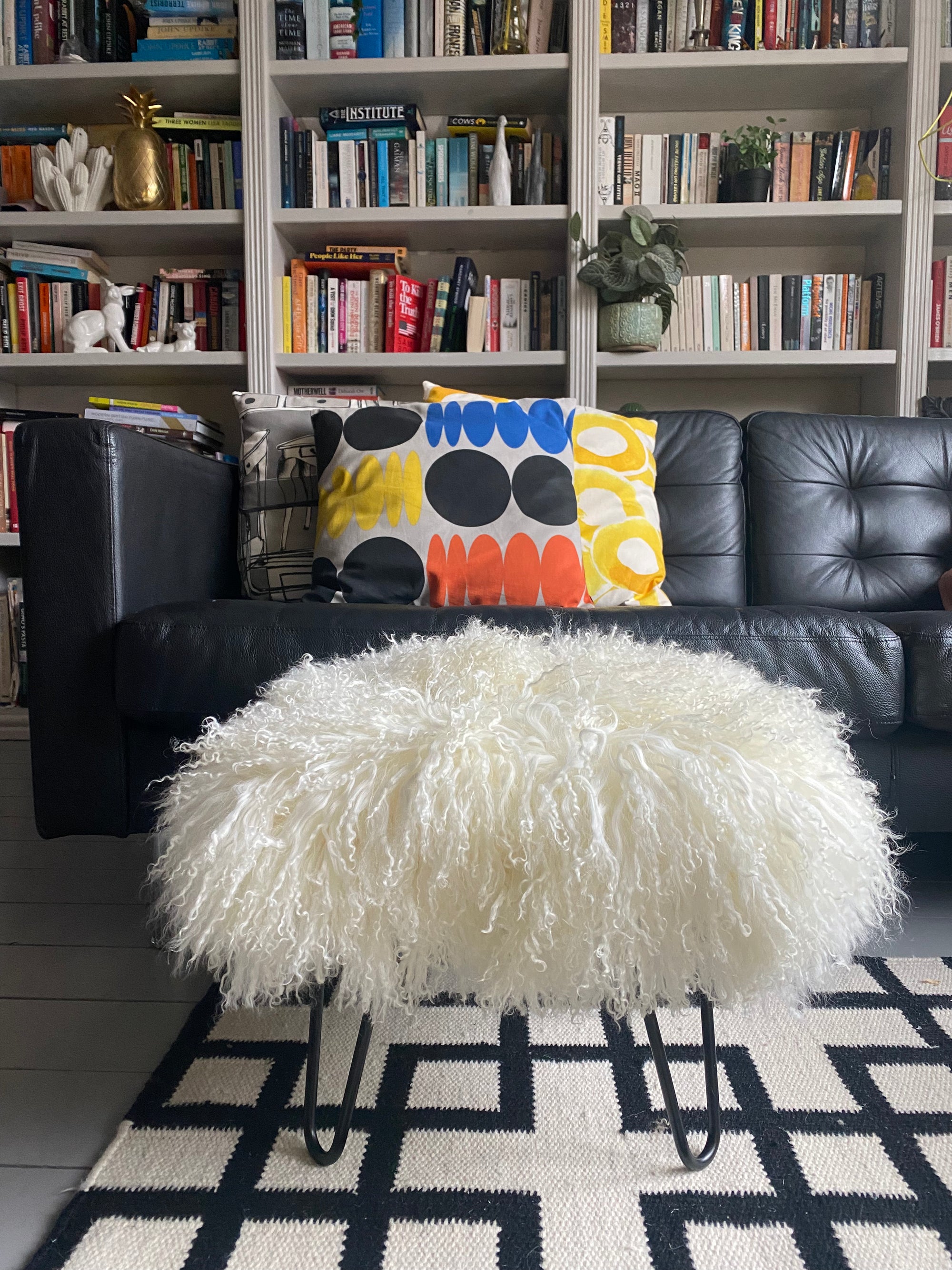 small ivory footstool