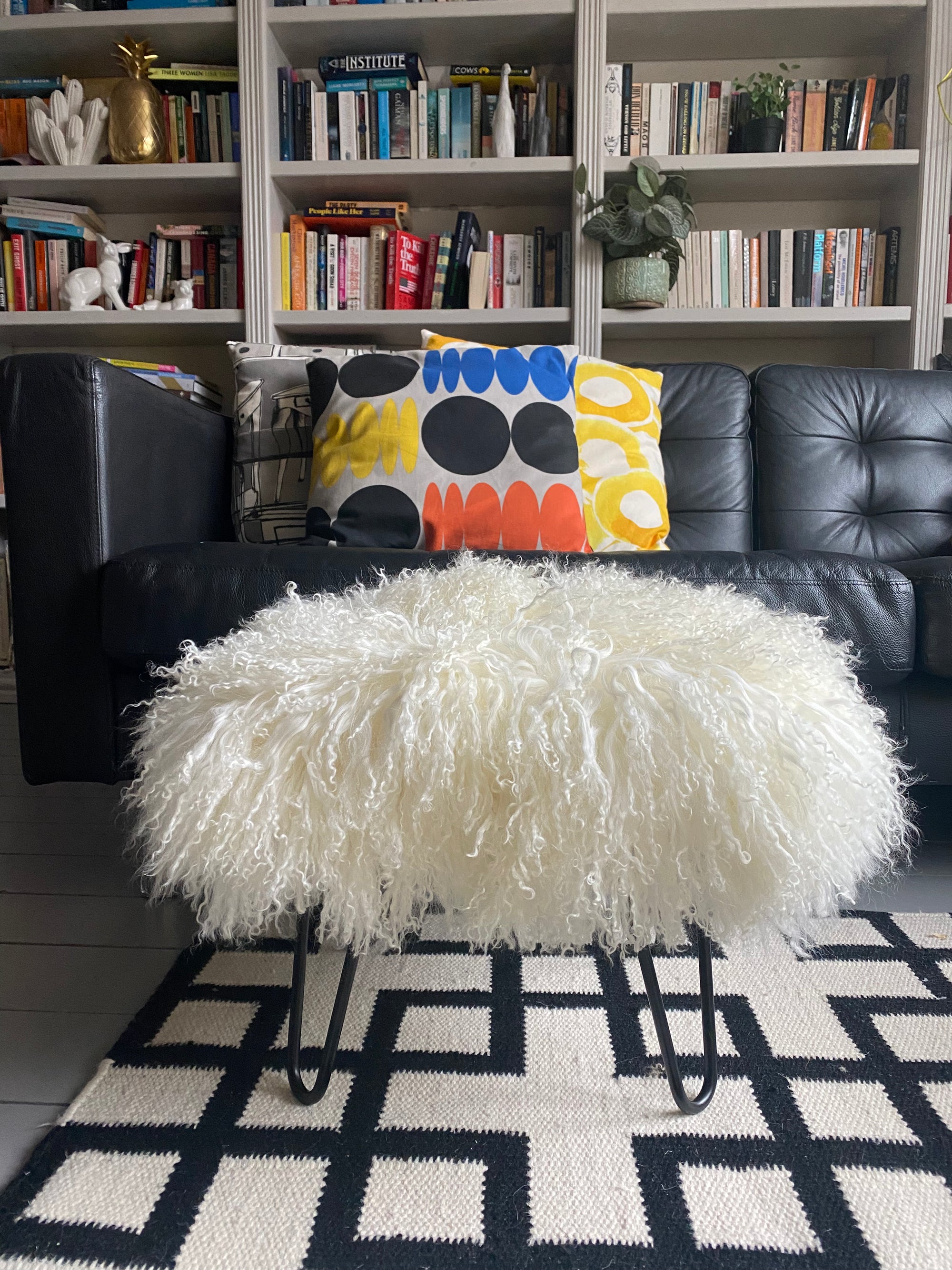 small ivory footstool