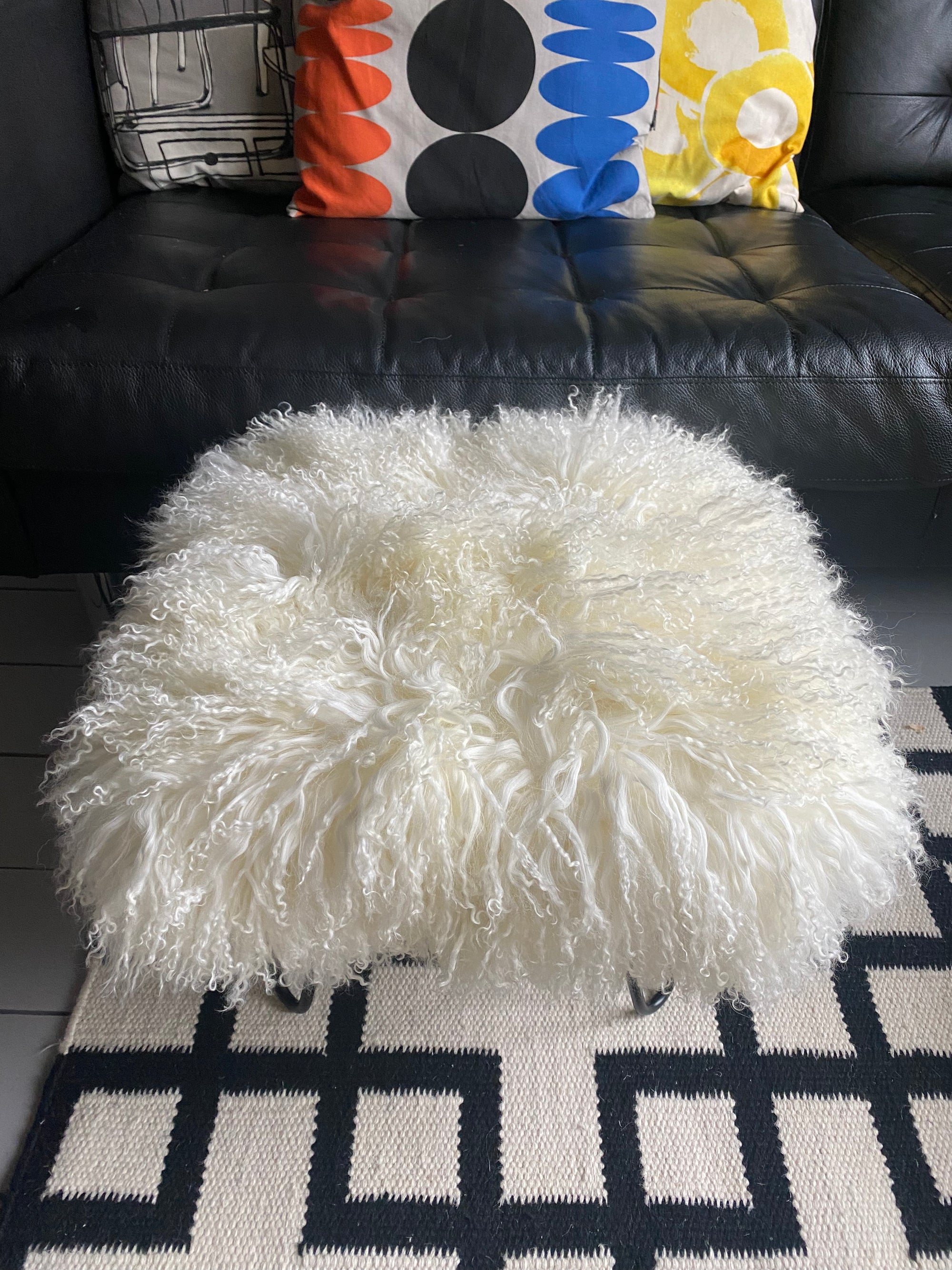 small ivory footstool