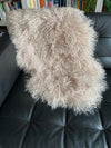 oyster sheepskin rug throw