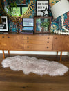 oyster sheepskin rug throw
