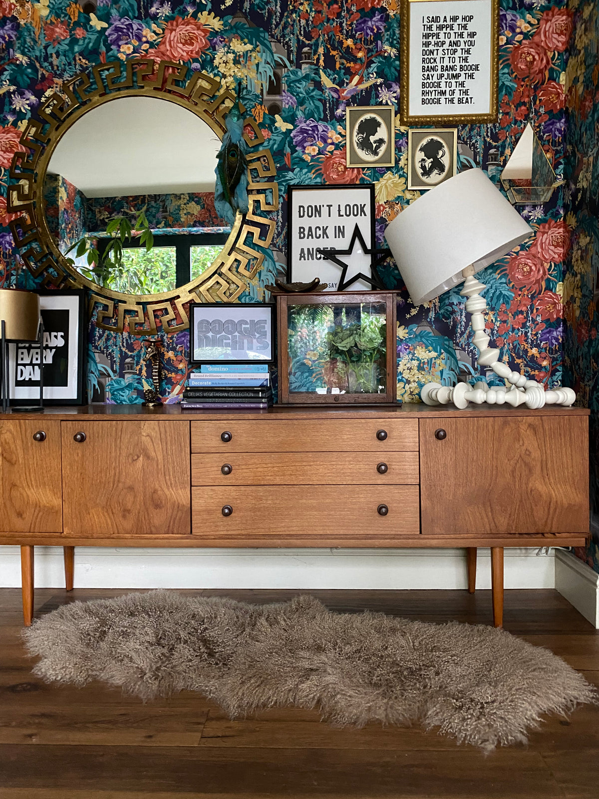caramel Mongolian Sheepskin double rug