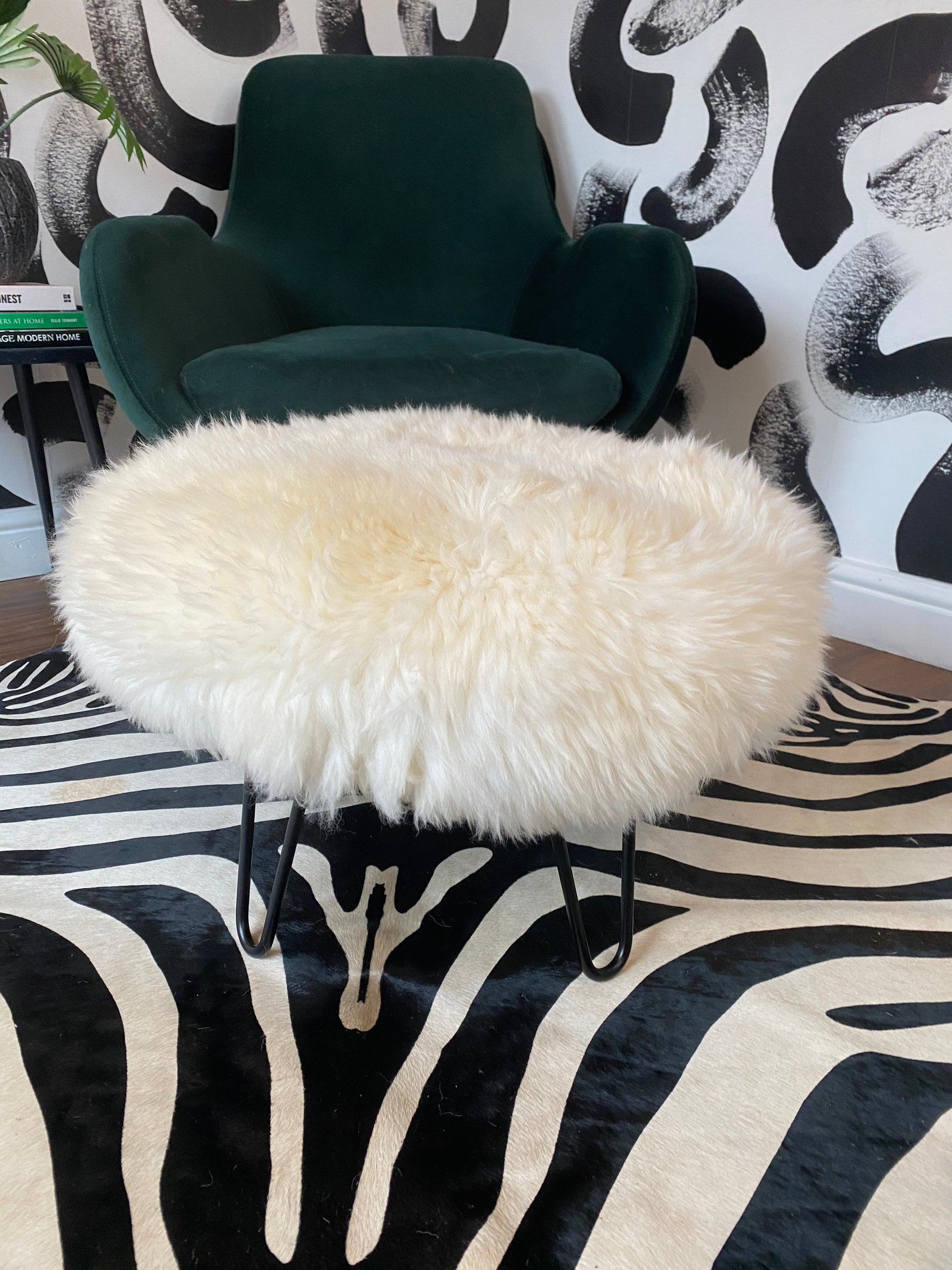 Large Round Pouffe