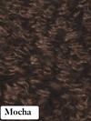 mocha dark brown mongolian sheepskin throw rug 