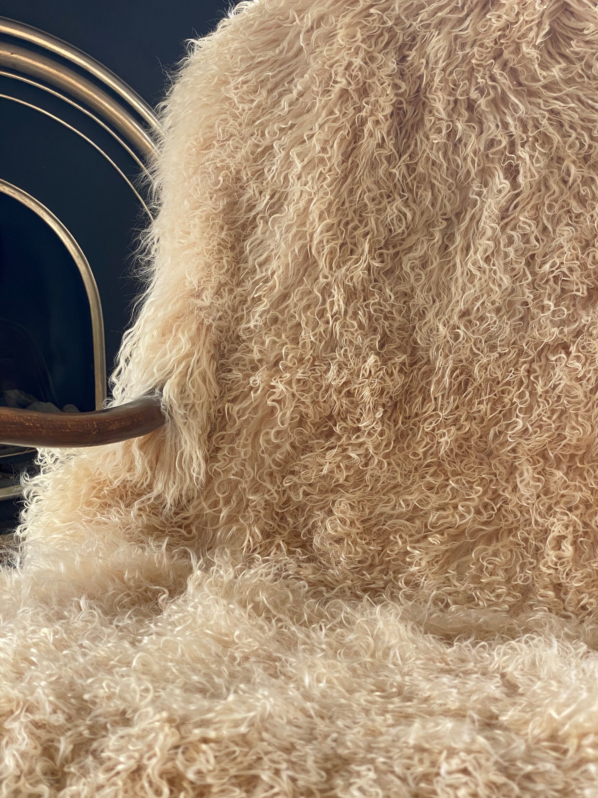 Sheepskin throw clearance