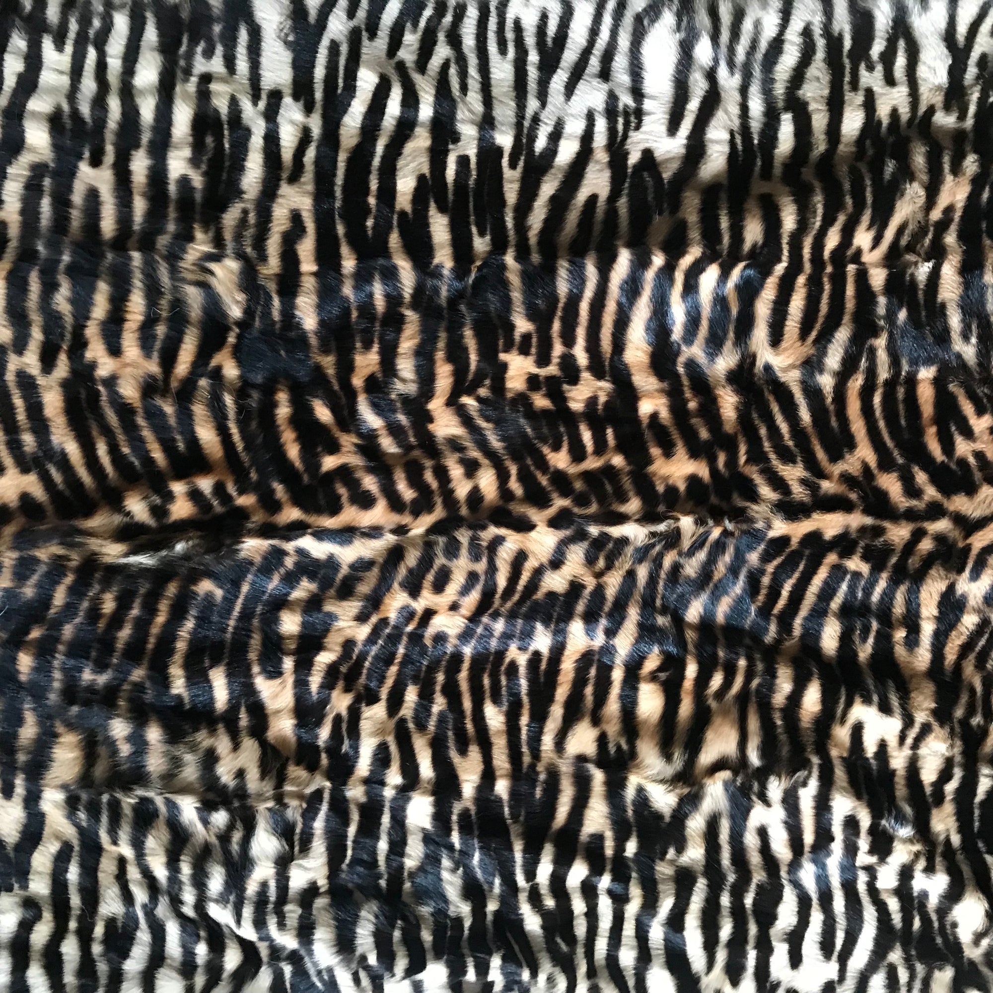 Animal Print Upholstered Bench